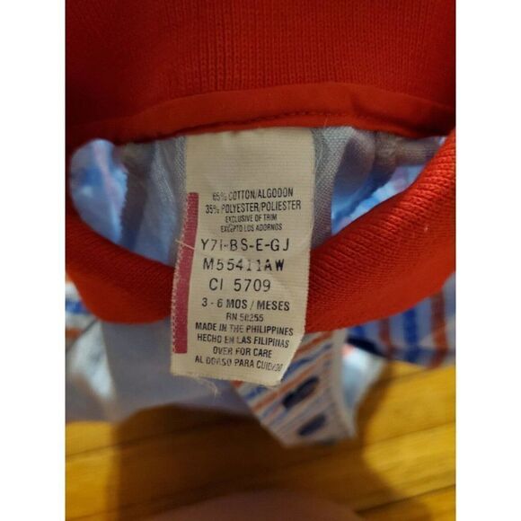 Vintage La Mer Sailing Themed Bubble Romper 3-6 M - Picture 4 of 5